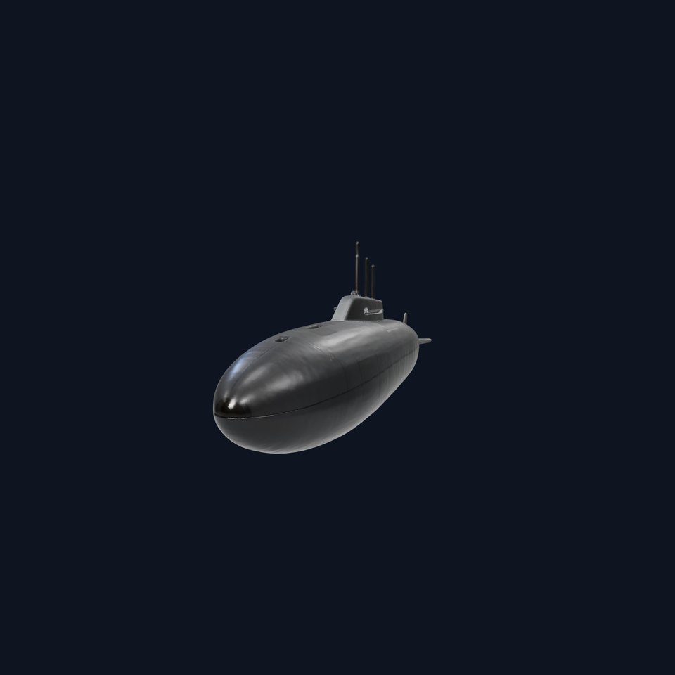 Sleek Submarine model pack